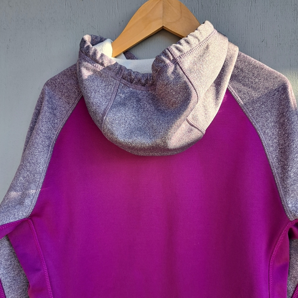 NIKE Therma Fit Womens Pullover Hoodie Purple/Gray Size Small - Picture 9 of 15